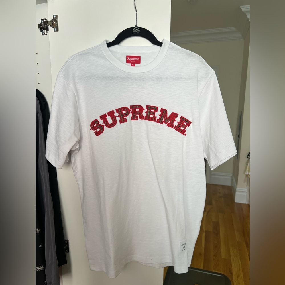 Supreme Plaid Applique Top